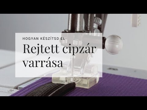 Videó: Hogyan Lehet Varrni Egy Rejtett Cipzárt Szoknyába, Ruhába és Egyéb Termékekbe + Fotók és Videók