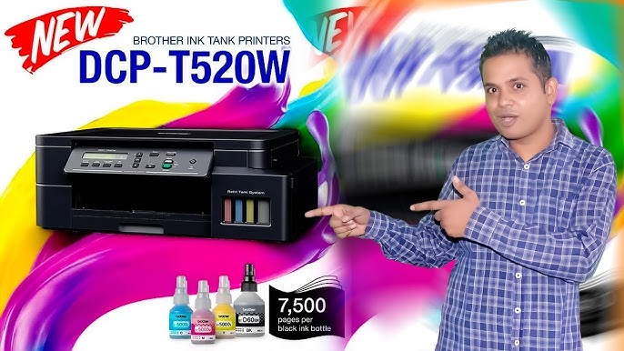 Multifuncional Brother de Tinta Continua DCPT520W