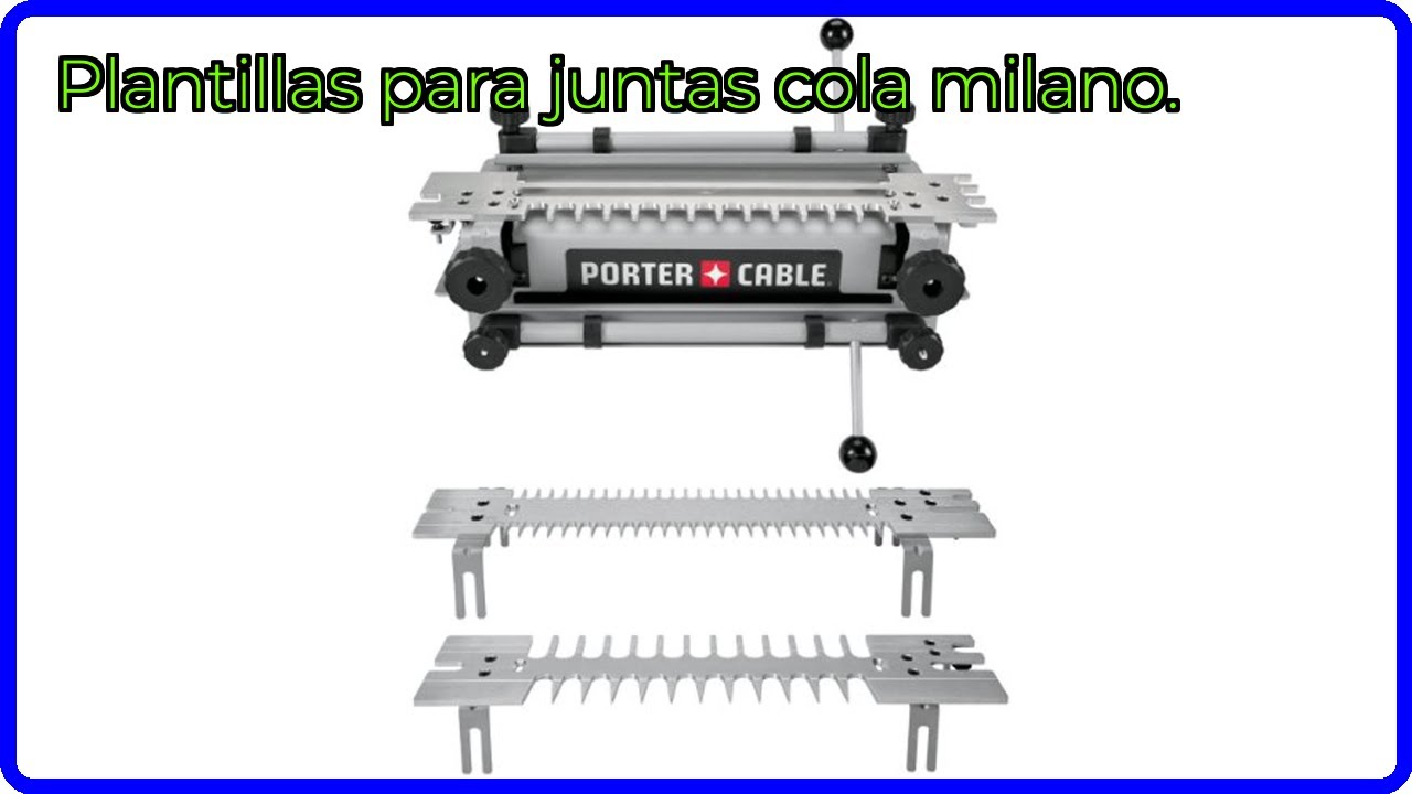 Kit De Plantilla De Enrutador Para Juntas De Cola De Milano Color