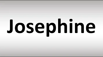 How to Pronounce Josephine