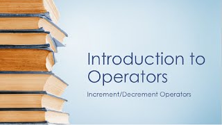 Increment & Decrement  Operators(JAVA PROGRAMMING)