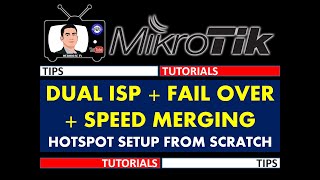 Dual Isp  Fail Over  Speed Merging Hotspot Connection Part 2 setup From Scratch