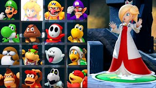 Super Mario Party Whomp's Domino Ruins - Dr.Rosalina Vs Dr.Daisy Vs Dr.Bowser Vs Dr.Mario