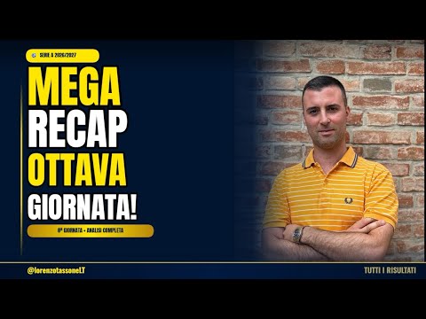 Video Mega recap ottava giornata!