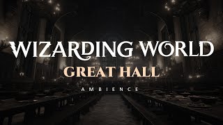 You're taking a lunch in the Great Hall before class | Harry Potter Ambience for Reading, Studying