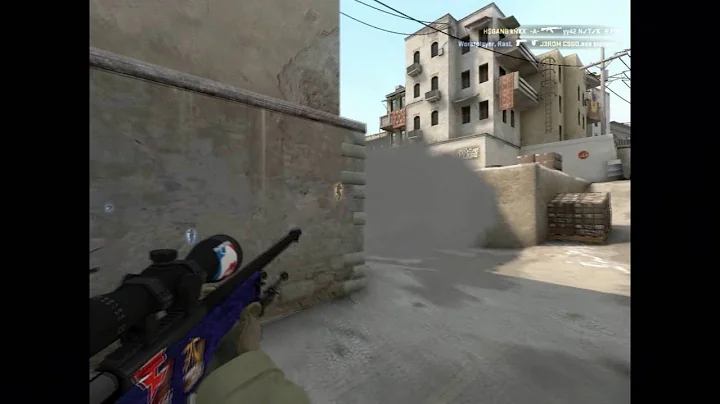 CSGO crazy awp noscope flickshot by RaSL