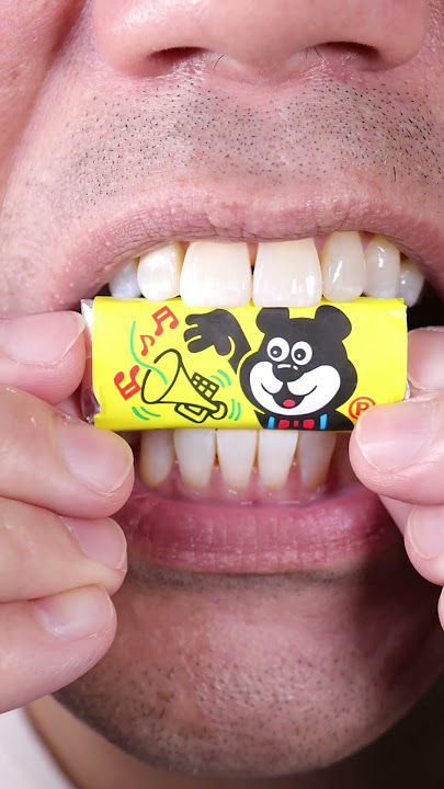 Marukawa Bubble Gum Chew ASMR 🍬💥 #BubbleGumFun #MarukawaChew