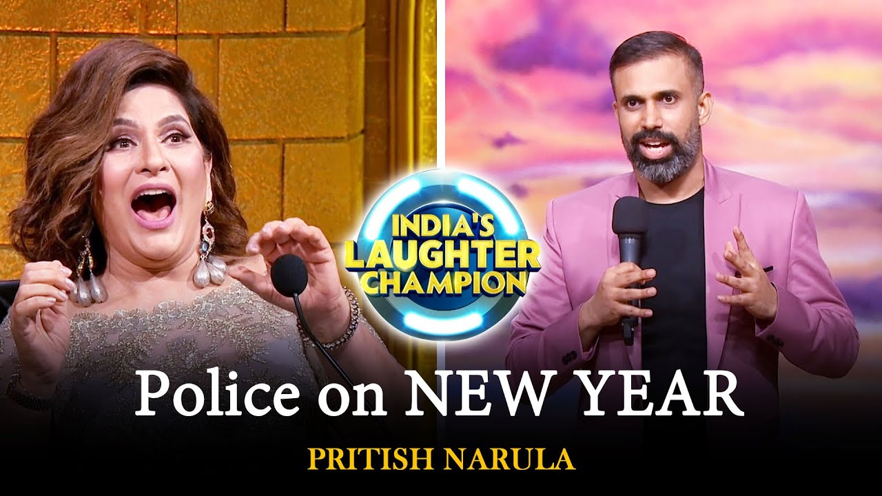 Police on New Year | Pritish Narula | India's Laughter Champion
