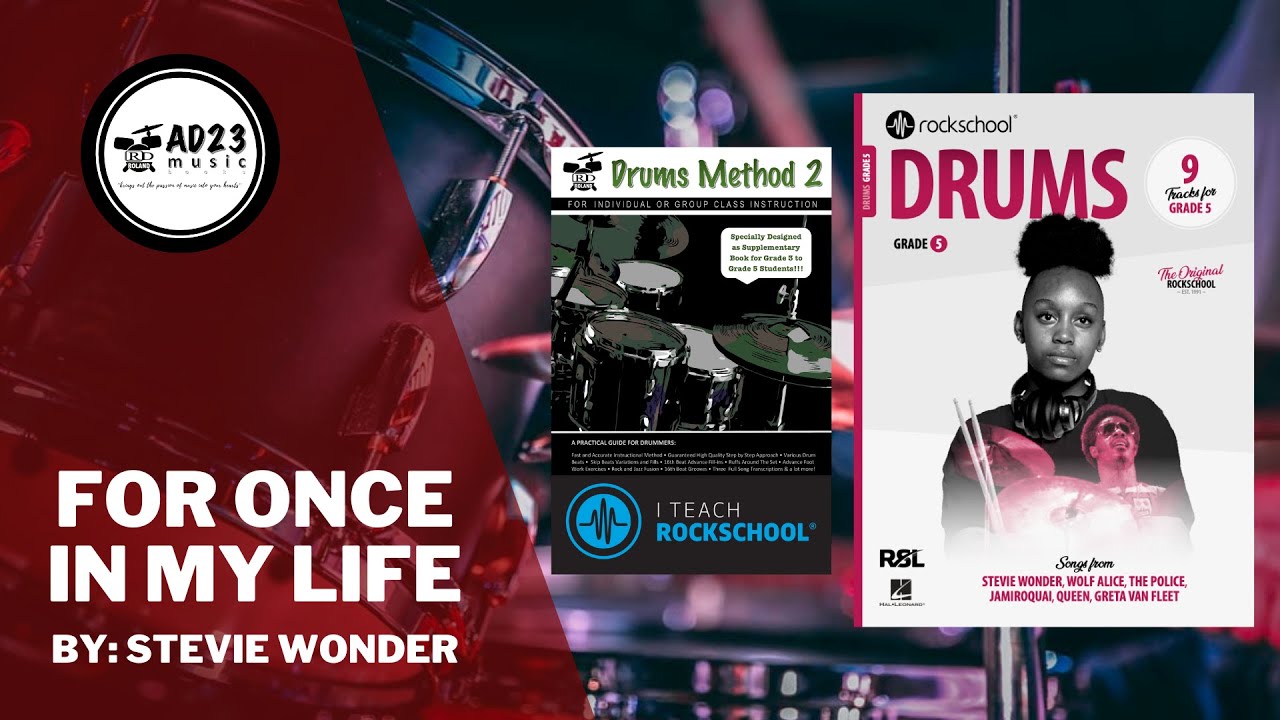 For Once In My Life | Rockschool Drums Grade 5 2024
