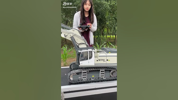 Beautiful Girl Rc Excavator