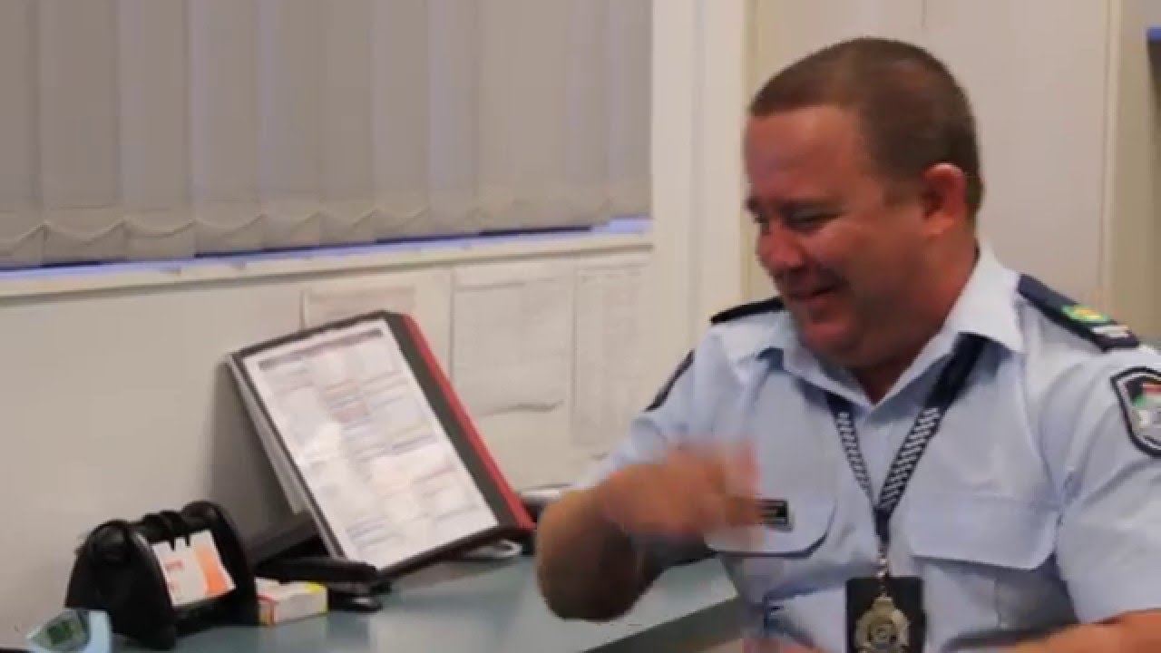 Words with the boss: Senior Sergeant Paul Algie