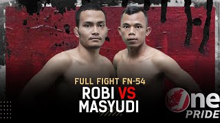 Dibuat Lemas Robi Faisal Siahaan Vs Masyudi Full Fight One Pride Mma Fn 54