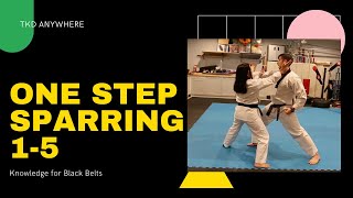 Tae Kwon Do One Step Sparring 1-5