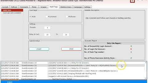 GramDominator   Like Photos based on HashTag