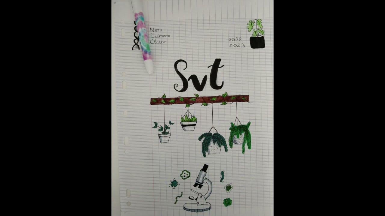 Idée De Page De Garde De Svt Idée de page de garde - YouTube