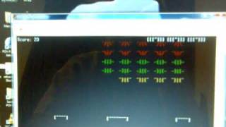 space invaders game in 8051 (DS5000 microcontroller)