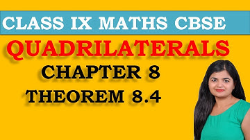 Theorem 8.4 Class 9 Maths Quadrilaterals Chapter 8 NCERT @GANITSHALA