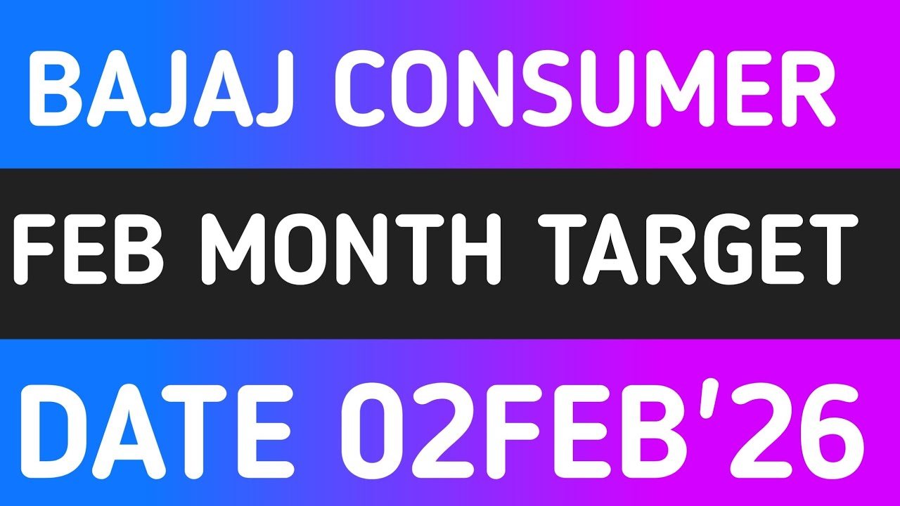 BAJAJ CONSUMER STOCK LATEST NEWS 2FEB'26/BAJAJ CONSUMER SHARE LATEST ANALYSIS WITH TARGET FORECAST 