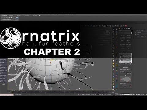 Ornatrix Plugin tutorial in 3ds max. Chapter 2