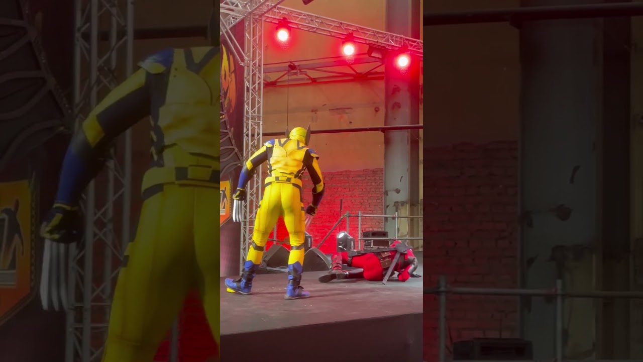Deadpool vs Wolverine IRL 🔥 