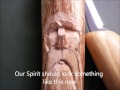 Carving a simple wood spirit