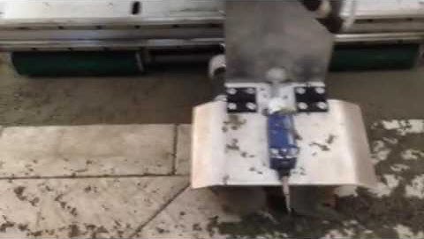 Tilling screeding machine self leveling laser