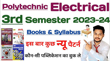 #polytechnic 3rd semester syllabus 2022-23|#polytechnic electrical 3rd semester syllabus|#Book pdf