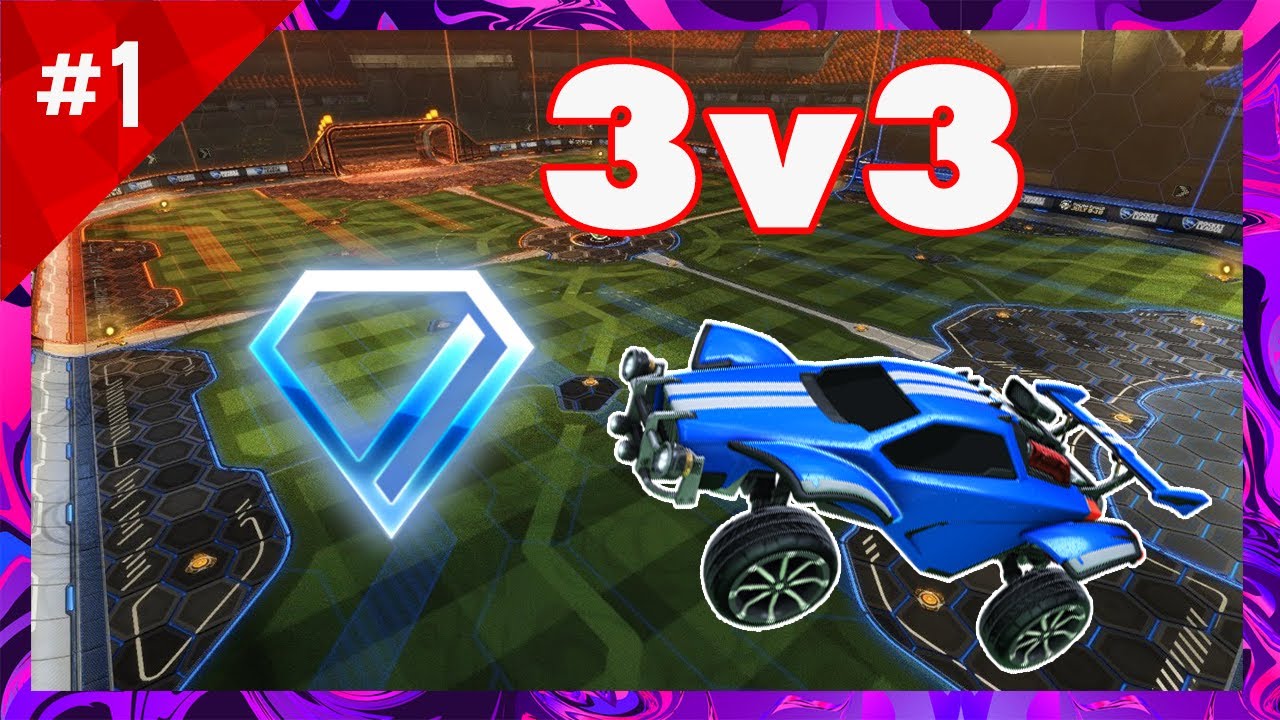 3v3 Rocket League Diamond 1 Gameplay - With Commentary || Episode One