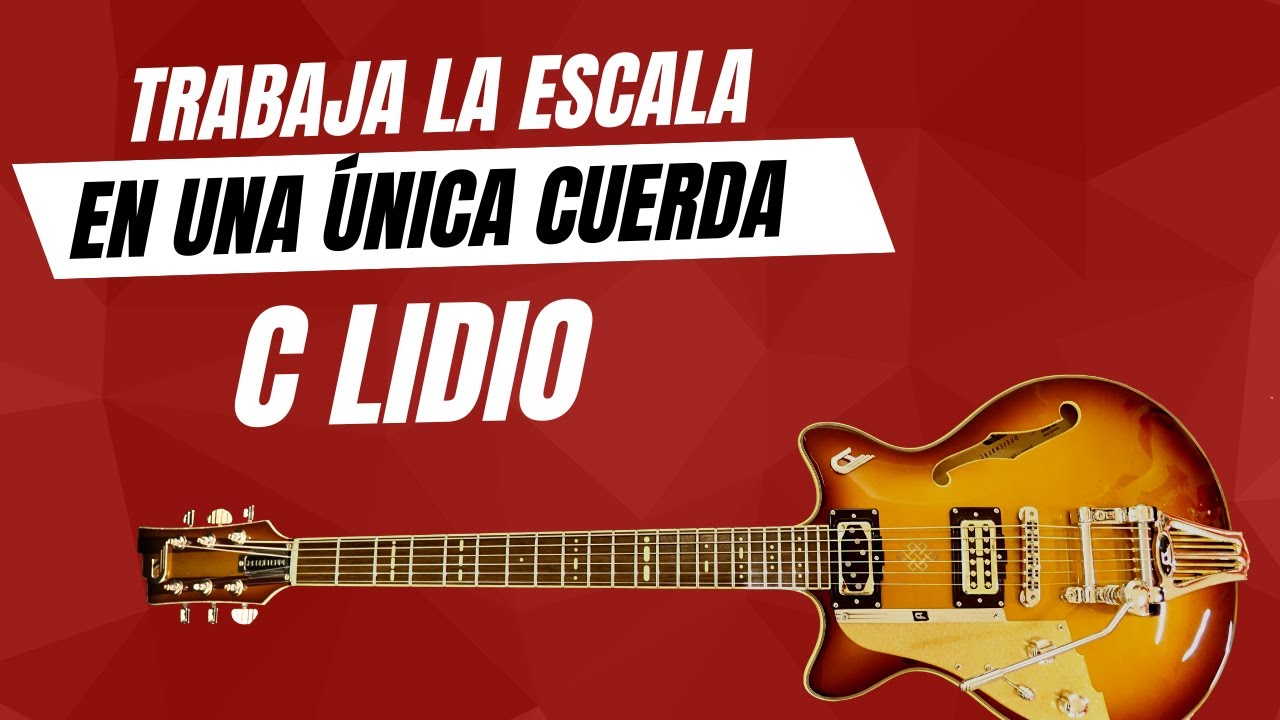 Improvisa con una sola cuerda | C Lidio | Modo Lidio