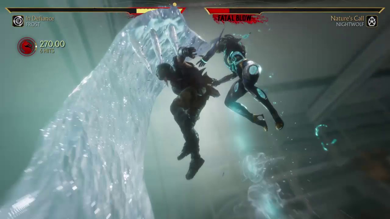 Mortal Kombat 11 Frost vs Nightwolf
