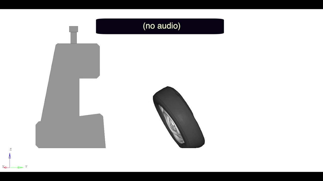 Simulation detailed car tire YouTube