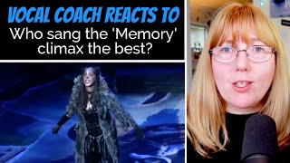 Who sings the 'Memory' climax the best? From Cats