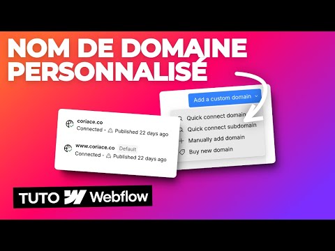 Comment connecter un nom de domaine personnalisé sur Webflow ? [2024]