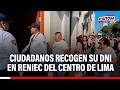 🔴🔵 Ciudadanos recogen su DNI en RENIEC del Centro de Lima a horas de inicio de las elecciones 2026