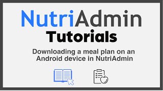 Downloading a meal plan on an Android device in NutriAdmin screenshot 3
