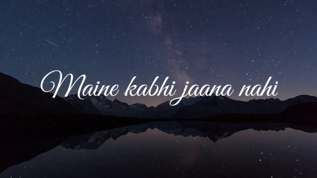 Maine kabhi jana nahi lyrics songnew Jesus lyrics song2020