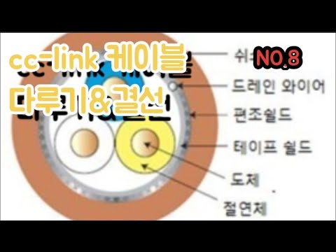 NO.8 cc-link 케이블 다루기 결선까지 전기실무 자재 공구 사용방법  실무의모든것 볼트메이커