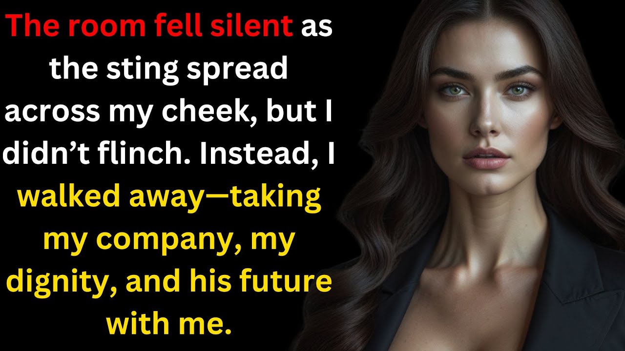 AT OUR FAMILY GATHERING, MY HUSBAND SLAPPED ME WHEN I REFUSED TO SIGN OVER MY COMPANY...
