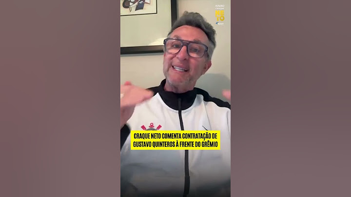 Craque Neto fala do novo técnico do Grêmio Gustavo Quinteros