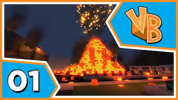 Volcano Block - EP 1 | Skyblock in Lava! (Minecraft Modpack)