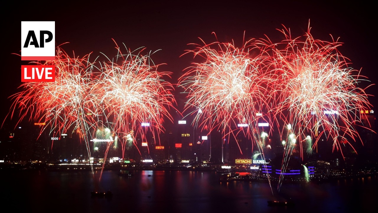 LIVE: Fireworks light up Hong Kong’s Victoria Harbour for China’s National Day