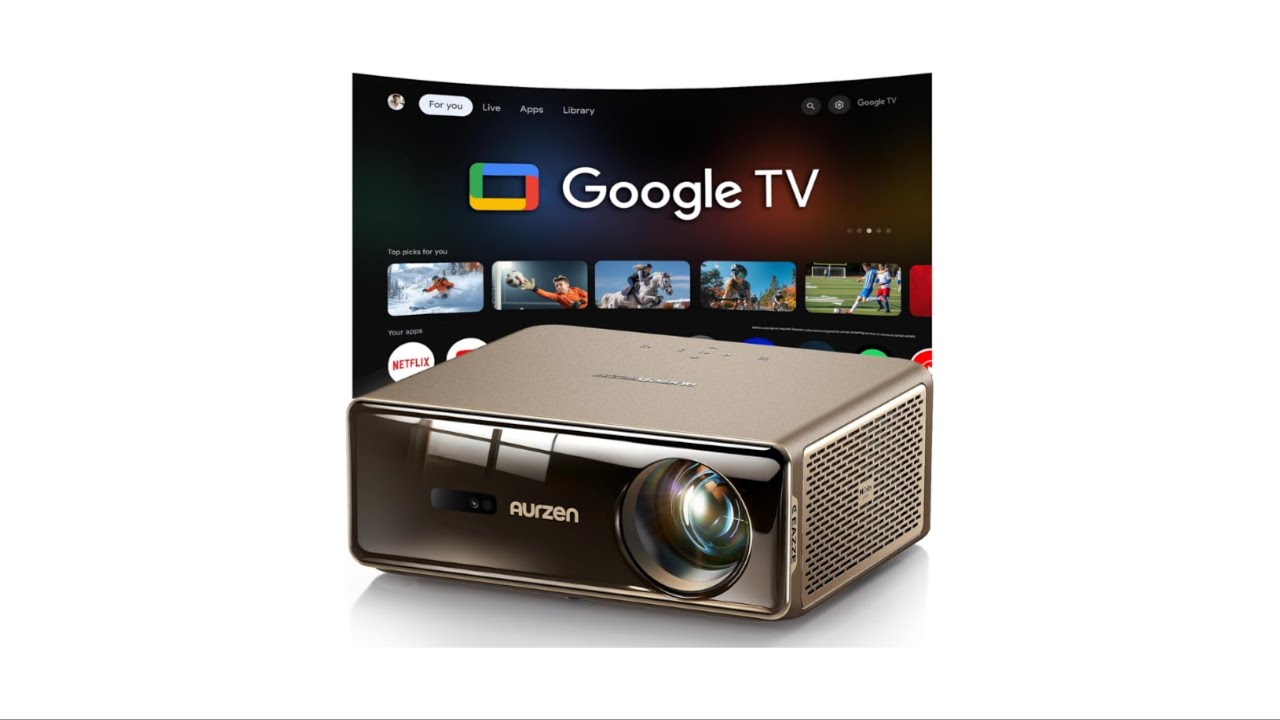 Review: Aurzen EAZZE D1 MAX 4K Smart Projector with 1000 ANSI Lumens & Dolby Audio