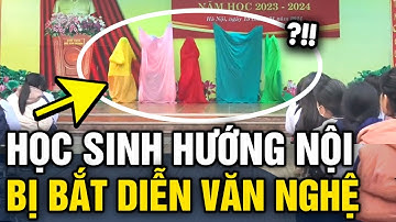 Hướng nội nhưng bị bắt LÊN DIỄN VĂN NGHỆ, nhóm học sinh có tiết mục KHÔNG SỢ NHỤC | Tin 3 Phút