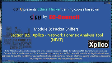 8.5 Xplico - Network Forensic Analysis Tool (NFAT)