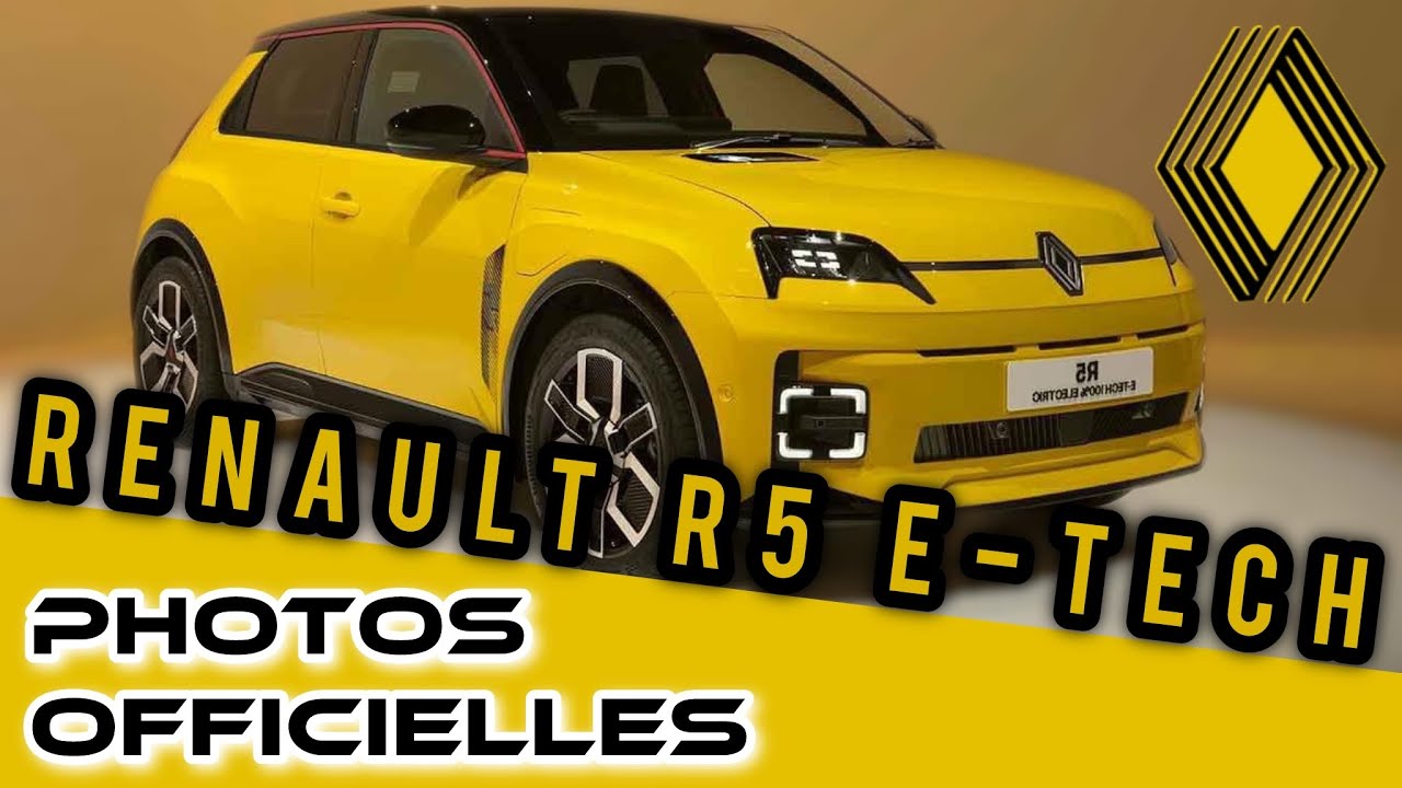 RENAULT R5 E-Tech⚡️ Fuites nouvelles photos intérieur extérieur qualité ...