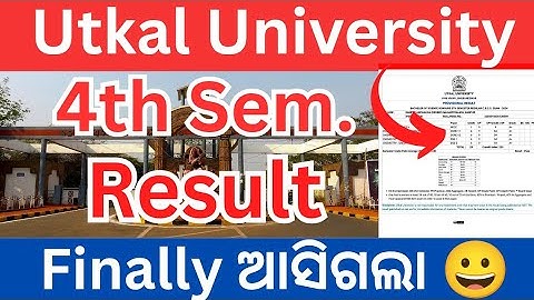 4th Semester Result // Utkal University // Result Finally ଆସିଗଲା 