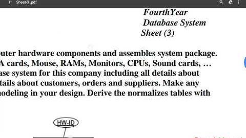 026 CSE421 Database Systems - Sheet 3 part (4/4)