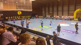 Salibandyliiga - Joukkueiden Lämmittelyä Pelin Alla - Indians Vs Classic 9.4.2018 - Osa 2