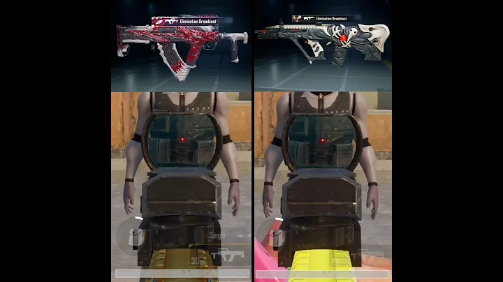 Groza v/s Aug Damage 😈😈#shorts #bgmi #tips