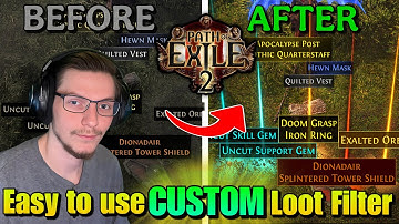 🚨YOU NEED THIS IN POE 2🚨 CUSTOM Loot Filter BEGINNER Guide | Path of Exile 2 | POE 2